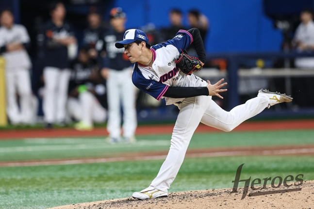 13일 역투하는 유토. /사진=키움 히어로즈