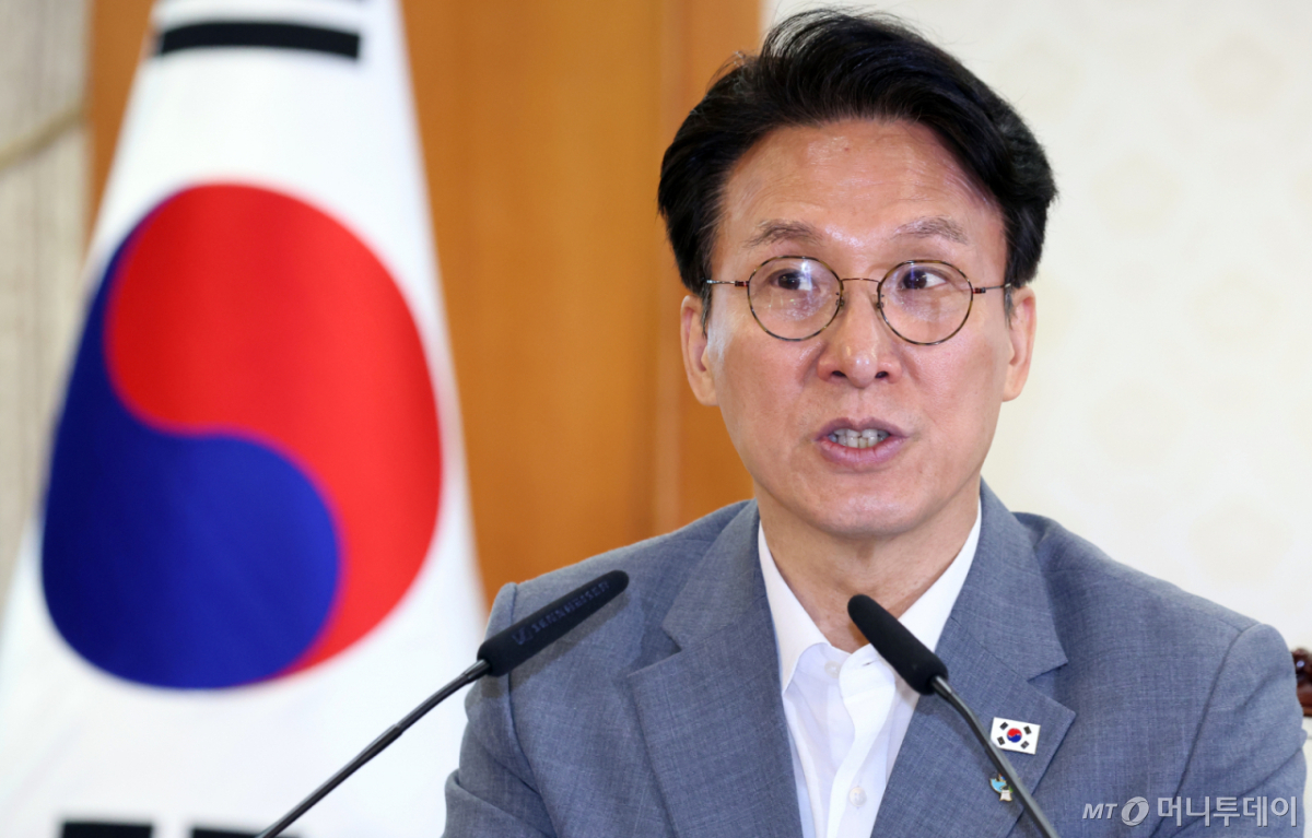 김민석 국무총리가 15일 오전 서울 종로구 세종대로 정부서울청사에서 열린 국토공간대전환 범정부 추진협의회에서 모두 발언을 하고 있다,/ 사진=뉴스1