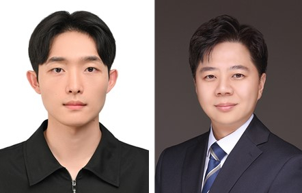 제1저자 하지훈 한밭대 응용소재공학과 석사과정(왼쪽 사진)과 김정환 신소재공학과 교수./사진제공=한밭대
