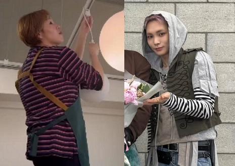 지난해 이른바 '박나래 주사이모' 연루 논란 이후 방송 활동을 중단한 먹방 크리에이터 입짧은햇님과 그룹 샤이니 키의 근황이 관심을 끌고 있다. /사진=온라인 커뮤니티, 샤이니 키 인스타그램