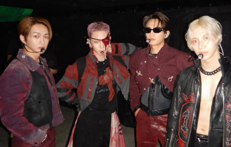지난 14일 그룹 샤이니 키가 인스타그램을 약 6개월 만에 재개하며 올린 사진. (왼쪽부터)온유, 키, 민호, 태민 /사진=샤이니 키 인스타그램