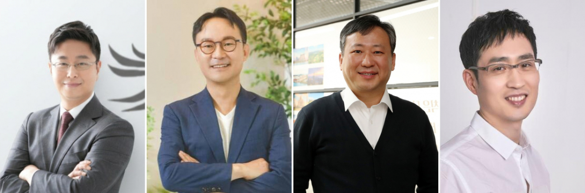 (왼쪽부터)김성훈 법무법인 미션 대표변호사, 이용관 블루포인트파트너스 대표, 전성민 가천대 경영학 교수, 최지영 코리아스타트업포럼 대표. /사진=머니투데이DB, 블루포인트파트너스, UKF코리아