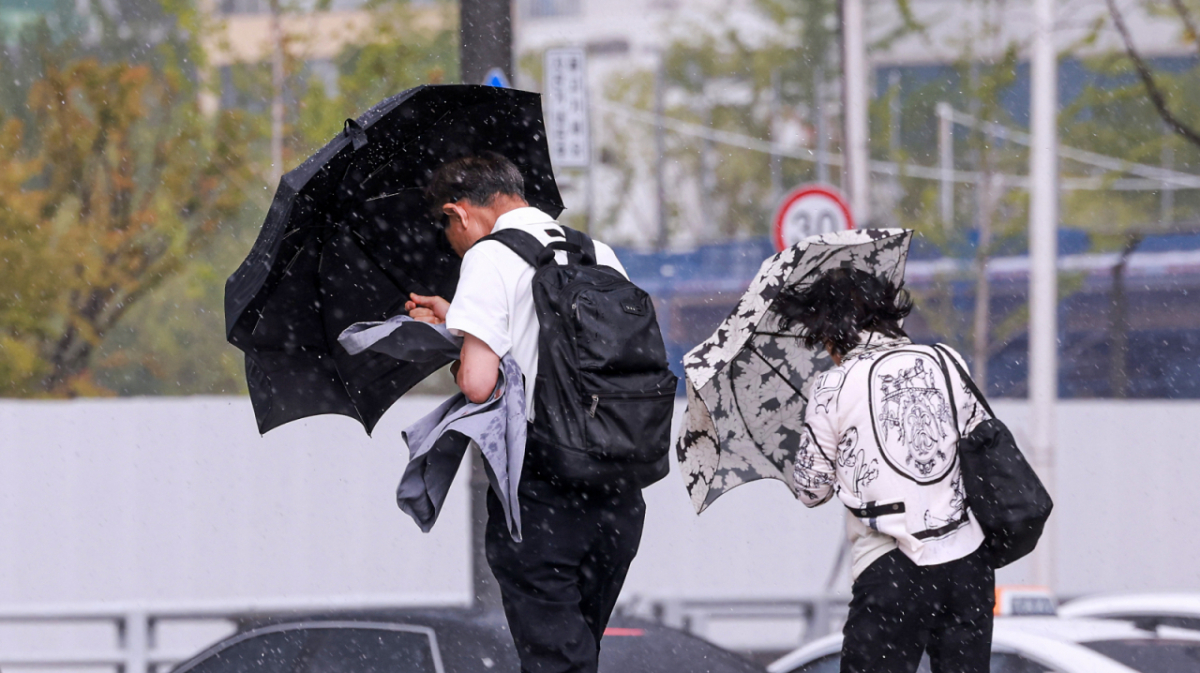 17일 오전부터 18일 새벽 사이 수도권과 강원내륙·산지, 충청권 내륙, 전라권, 경상권에 돌풍과 함께 천둥번개를 동반한 소나기가 내릴 전망이다. /사진=뉴스1