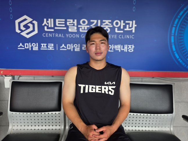 KIA 황동하가 17일 광주 LG전을 앞두고 스타뉴스와 인터뷰했다. /사진=김동윤 기자