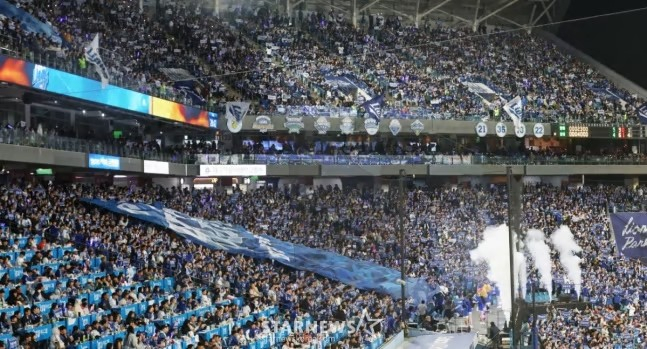삼성 라이온즈 팬들. /사진=김진경 대기자