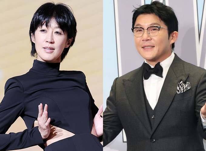 모델 겸 방송인 홍진경(사진 왼쪽)이 '조직폭력배 연루설'로 활동을 중단한 개그맨 조세호(오른쪽)에 대해 언급했다. /사진=머니투데이 DB, 뉴스1