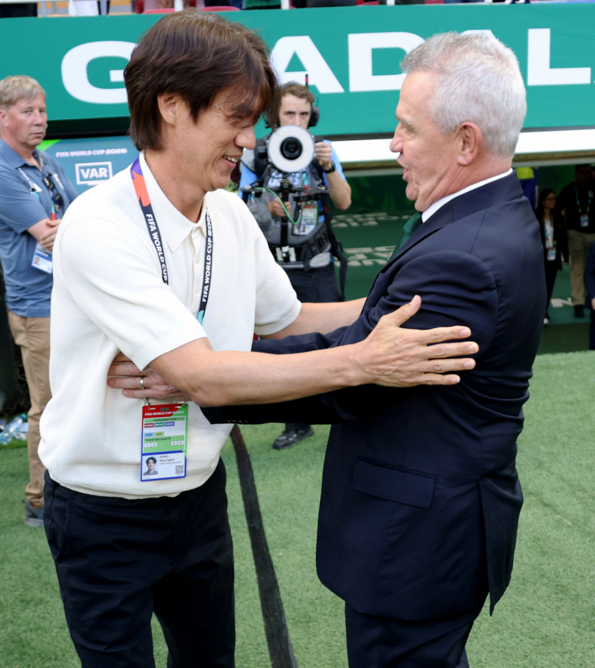 2026 북중미월드컵 A조 예선 대한민국 대 멕시코 경기가 19일(한국 시간) 멕시코 과달라하라 에스타디오 아크론에서 열렸다.홍명보 감독. 2026.06.19. /사진=김진경 kim.jinkyung@