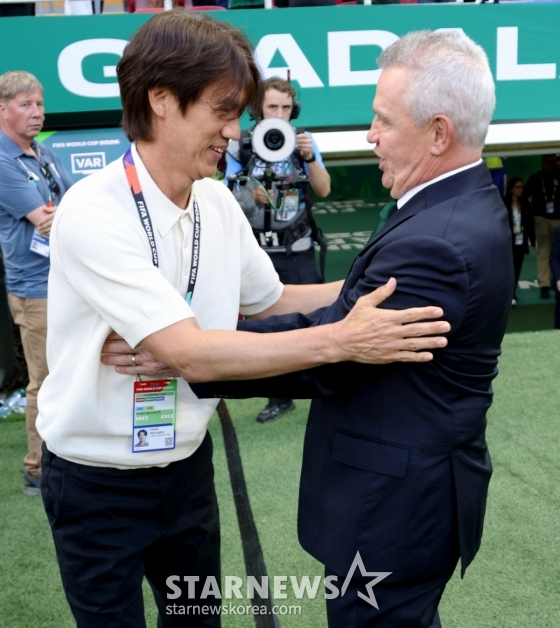 2026 북중미월드컵 A조 예선 대한민국 대 멕시코 경기가 19일(한국 시간) 멕시코 과달라하라 에스타디오 아크론에서 열렸다.홍명보 감독. 2026.06.19. /사진=김진경 kim.jinkyung@