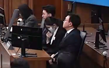 김건희 여사 /사진=서울고법 영상