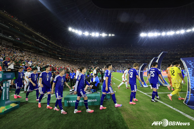 일본 축구대표팀. /AFPBBNews=뉴스1