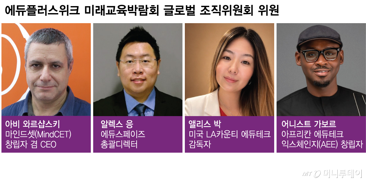 에듀플러스위크 미래교육박람회 글로벌 조직위원회 위원/그래픽=김다나