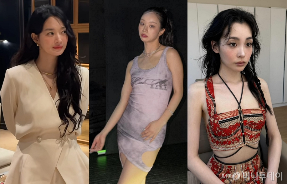 가수 혜리, 배우 신민아 등이 달라진 몸매를 보였다가 각종 의혹에 휩싸였다. 혜리는 "왜 꼭 날씬해야 프로 같은 건지 모르겠다"며 심경을 토로했다. /사진=신민아, 혜리, 김민하 인스타그램