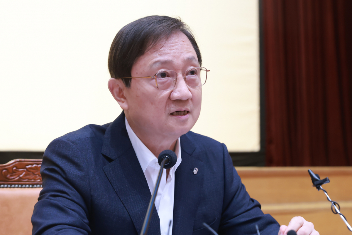 이찬진 금융감독원장이 22일 서울 여의도 금감원 본원에서 열린 기자간담회에서 발언하고 있다. /사진제공=금융감독원