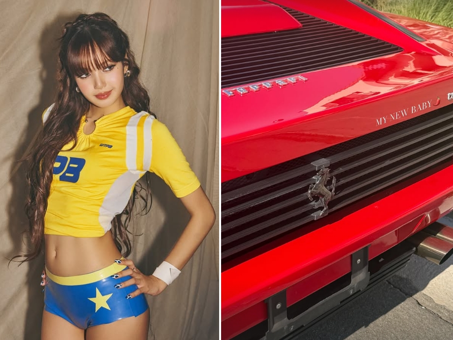 그룹 블랙핑크 리사(29)가 수억대 슈퍼카를 한 대 더 들였다. 보유한 차량 가격만 70억원대로 추정된다. /사진=리사 인스타그램 갈무리