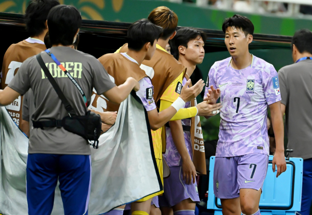 2026 북중미월드컵 A조 예선 대한민국 대 멕시코 경기가 19일(한국 시간) 멕시코 과달라하라 에스타디오 아크론에서 열렸다.후반 손흥민이 교체되고 있다. 2026.06.19. /사진=김진경 대기자