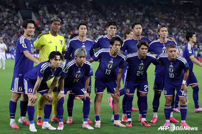 일본 축구대표팀. /AFPBBNews=뉴스1