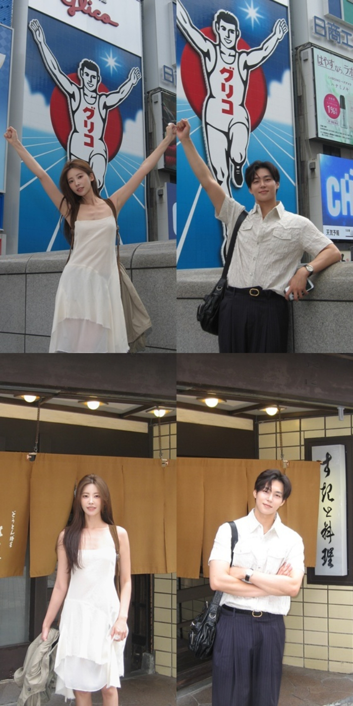 기희현과 이상윤은 이밖에도 같은 장소에서 찍은 사진 여러 장을 나란히 SNS에 공개하며 교제 사실을 숨기지 않았다./사진=기희현 이상윤 SNS 캡처
