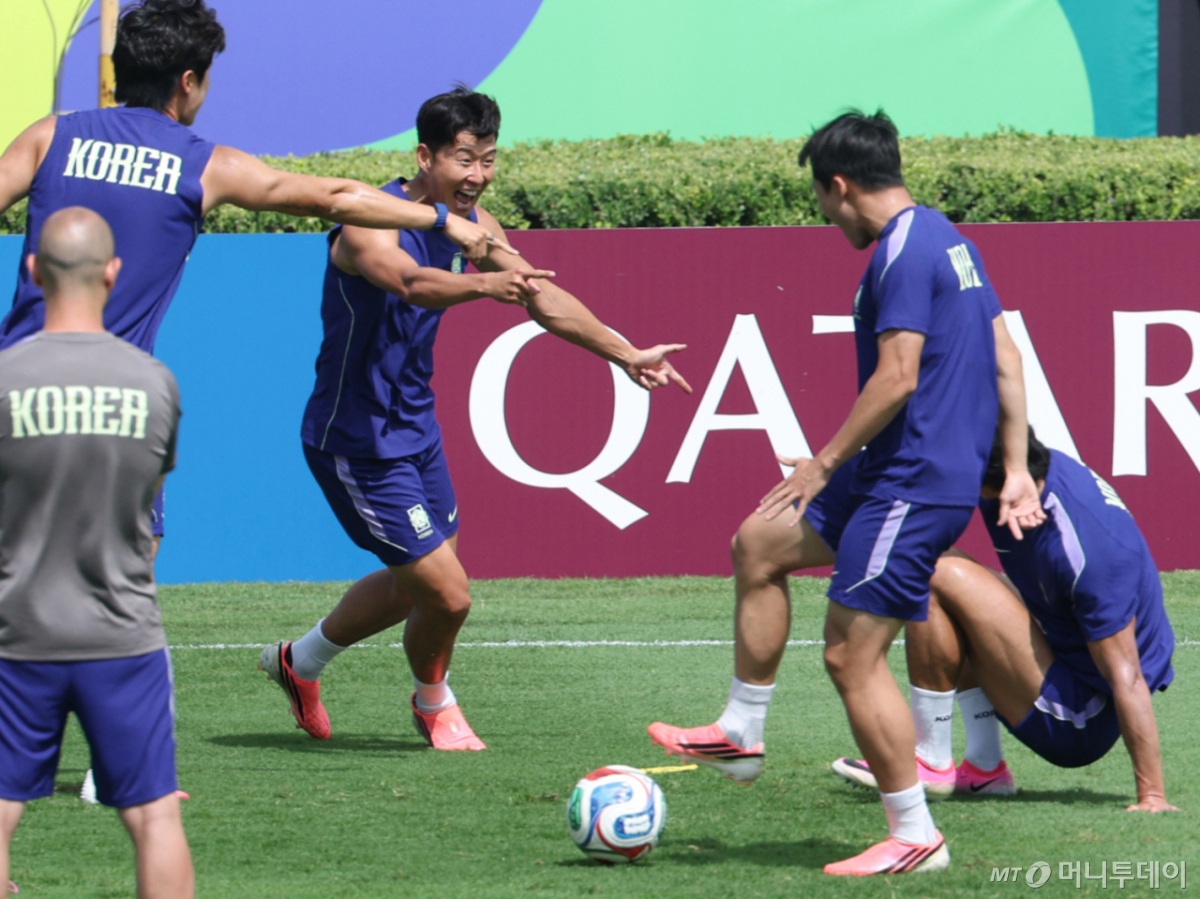 대한민국 축구 국가대표팀 주장 손흥민이 '2026 FIFA 북중미 월드컵'이 열리는 멕시코에서 훈련 중인 모습. /사진=스타뉴스