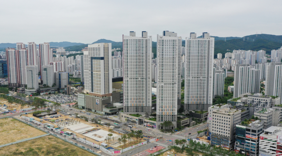 24일 경기 화성시 동탄구 일대의 모습./사진=뉴스1