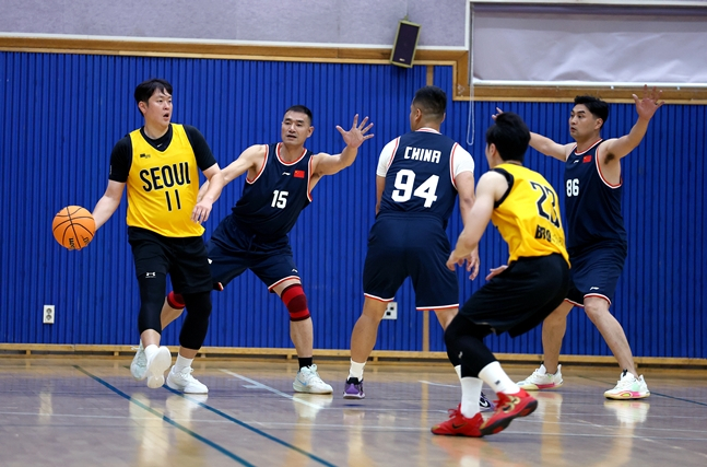 농구 종목 맞대결. /사진=대한체육회