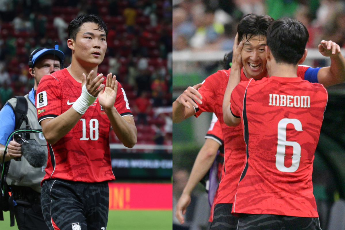 홍명보 감독이 이끄는 대한민국 축구 대표팀이 남아프리카공화국(남아공)을 상대로 2026 국제축구연맹(FIFA) 북중미 월드컵 32강 진출에 도전한다. 태극전사들은 승리의 기억이 있는 빨간색 홈 유니폼을 입고 경기에 나선다. 사진은 왼쪽부터 체코전 당시 오현규와 손흥민의 모습. /사진=머니투데이 사진 DB