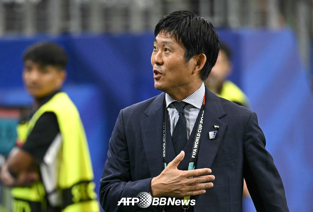 모리야스 하지메 일본 축구대표팀 감독. /AFPBBNews=뉴스1