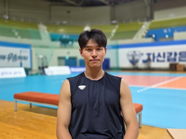 우리카드 이시몬이 최근 인천 송림체육관에서 스타뉴스와 만나 인터뷰를 진행했다. /사진=김동윤 기자