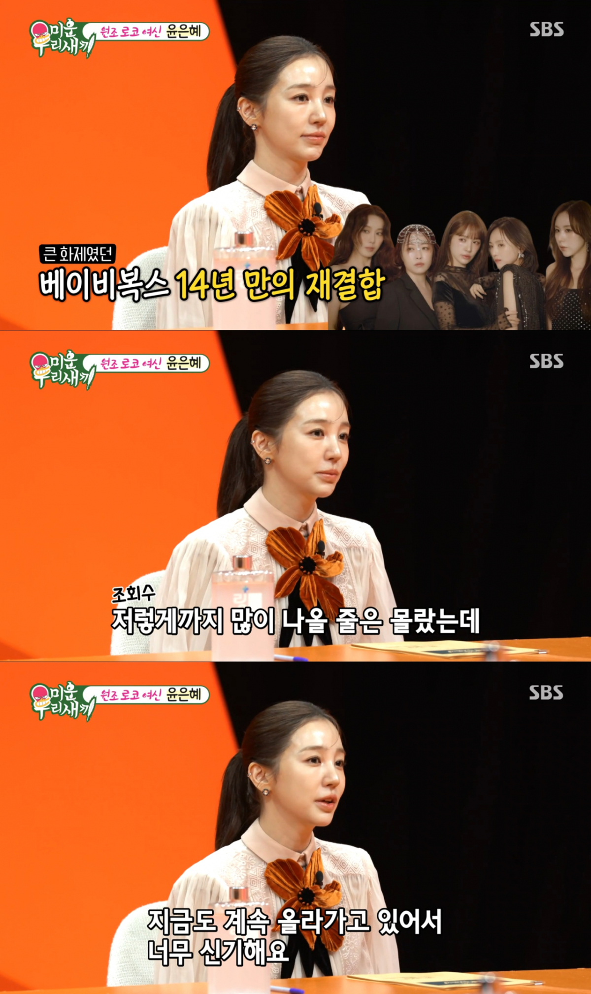 1200만 뷰가 넘는 조회수를 확인한 윤은혜. /사진=SBS '미운 우리 새끼' 캡처