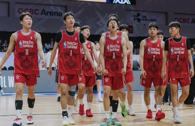 경복고. /사진=NBA 라이징 스타즈 인비테이셔널 SNS