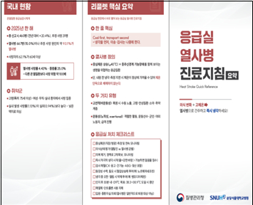 응급실 열사병 진료지침./사진=질병관리청
