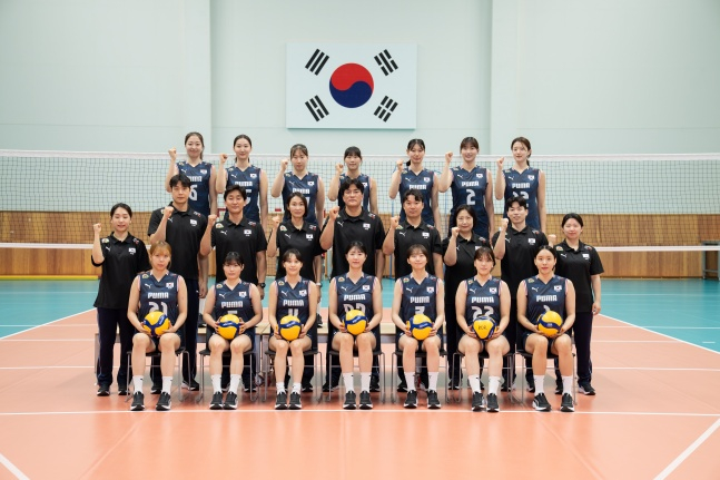 차상현 감독이 이끄는 한국 남자 배구 대표팀. /사진=대한배구협회 제공