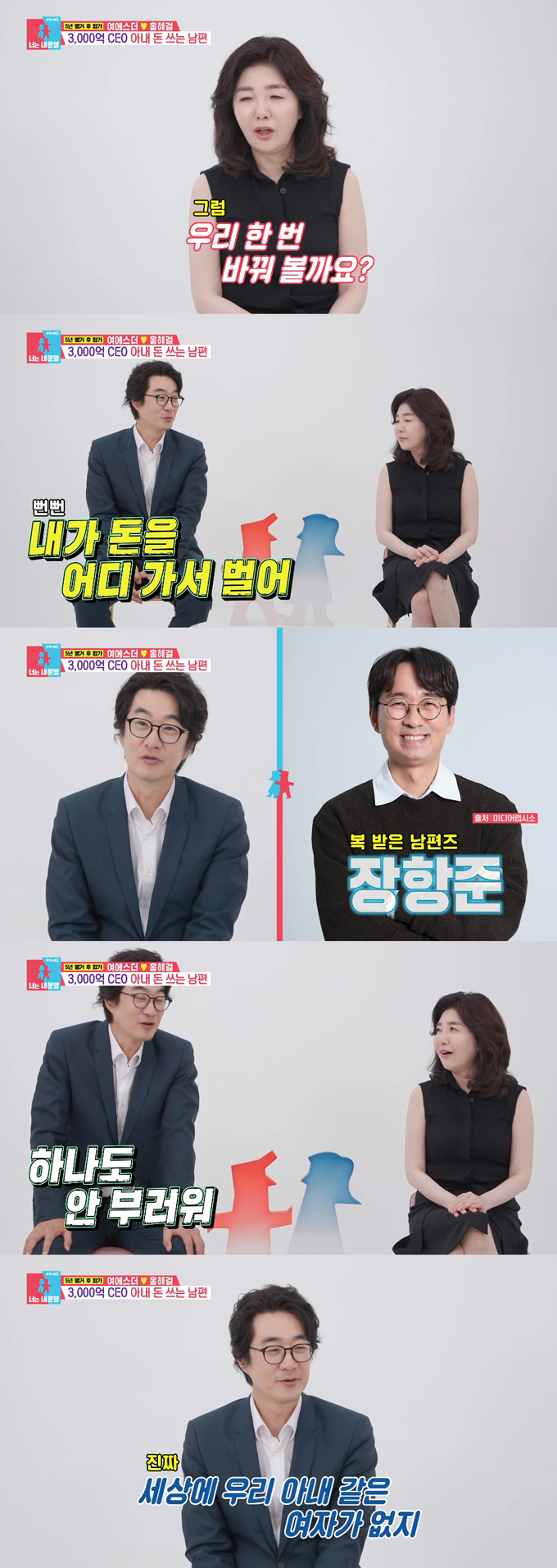 의학전문기자 출신 방송인 홍혜걸이 값 비싼 자전거를 구입하는 비용은 아내인 의사 겸 사업가 여에스더 덕이라고 밝혔다.  /사진=SBS '동상이몽2-너는 내 운명' 방송 화면