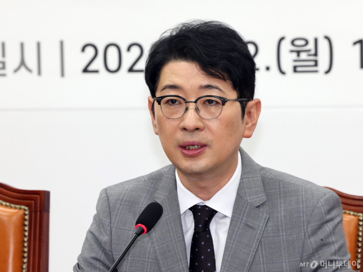 (서울=뉴스1) 황기선 기자 = 주진우 국민의힘 이재명 대통령 재판취소 저지 특별위원회 위원장이 22일 오전 서울 여의도 국회에서 열린 특위 1차회의에서 모두발언을 하고 있다. 2026.6.22/뉴스1 Copyright © 뉴스1. All rights reserved. 무단 전재 및 재배포, AI학습 이용 금지. /사진=(서울=뉴스1) 황기선 기자