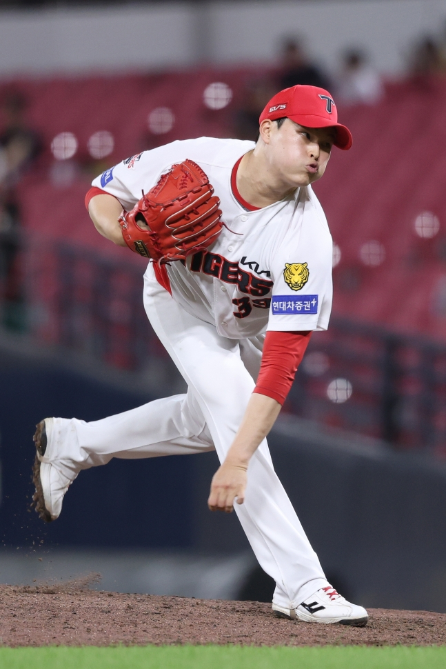 KIA 타이거즈 불펜 투수 최지민. /사진=KIA 타이거즈 제공