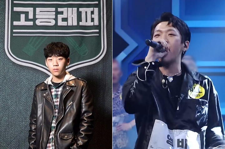 2017년 Mnet '고등래퍼1'와 2019년 '쇼미더머니8'./사진제공=Mnet