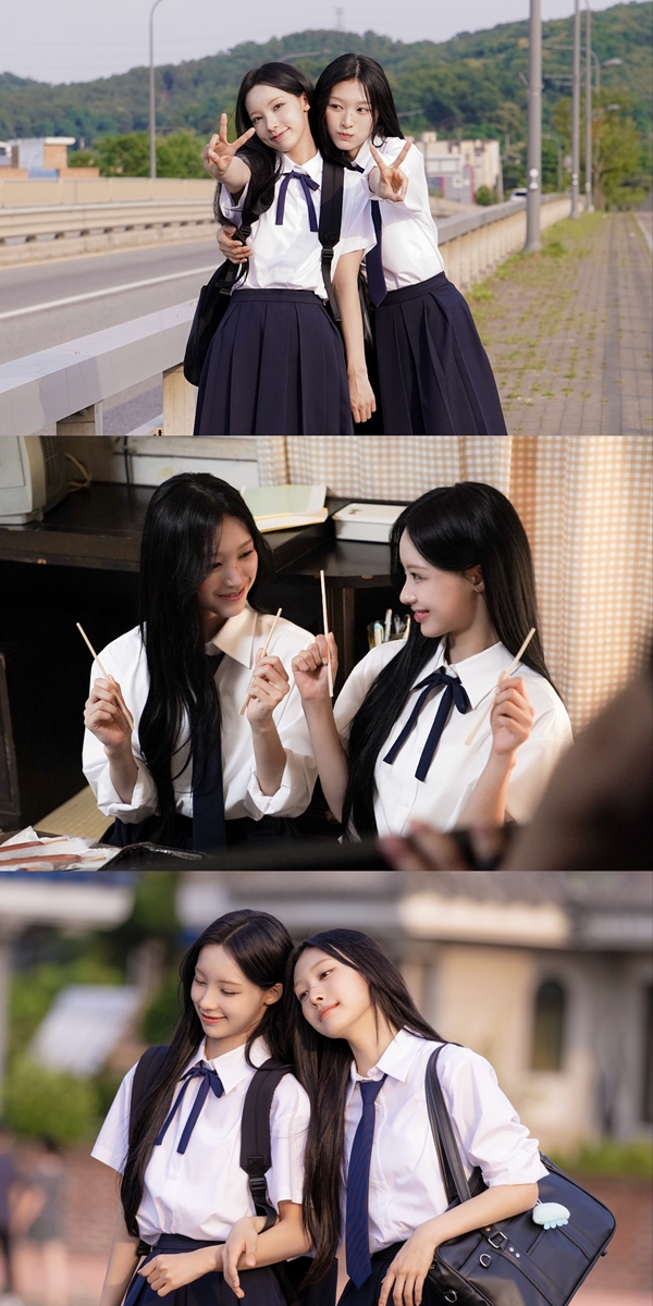 '만찬가' 뮤직비디오 비하인드 스냅./사진제공=SHgold네트웍스