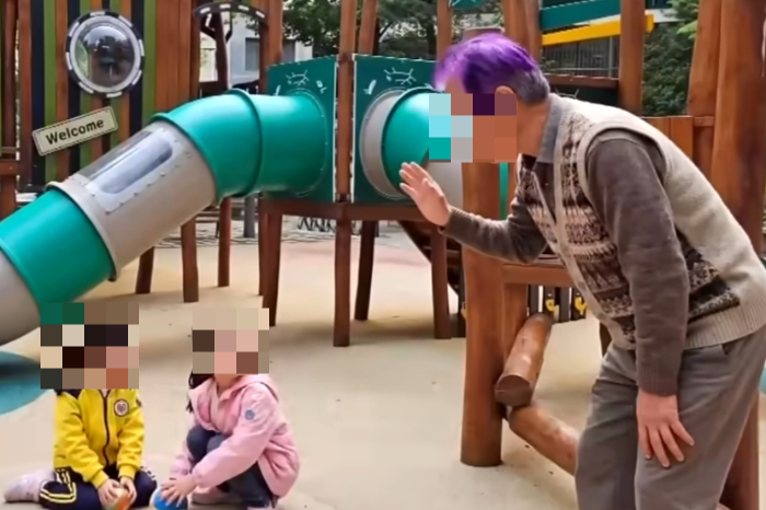자매 부모는 평소 A씨와 안면이 있었다고 했다. 자매 아버지는 '사건반장'에 "보라색 머리가 워낙 특이해 눈에 띄는 사람이었다. 아이들한테 용돈을 주는 등 친해지려고 하는 편이었다. 어린 아이들이 노는 데 노인이 끼고 싶어하는 게 썩 좋아보이지 않았지만 그래도 성추행할 줄은 전혀 상상도 못했다"고 호소했다. 부모는 경찰에 피해 사실을 신고했다. 고소인 조사를 받으러 경찰서를 방문한 부모는 전혀 예상치 못한 사실을 알게 됐다. A씨는 이 사건과 별개로 지난해 12월 9살 초등학생을 강제 추행한 혐의로 수사를 받고 있던 상태였다. /사진=JTBC '사건반장'