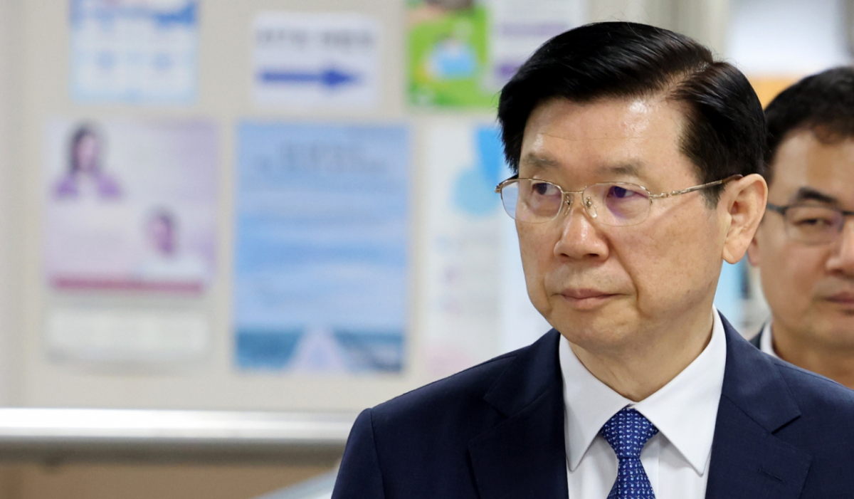 계엄 이후 윤석열 전 대통령 등 주요 관련자들의 비화폰 정보를 삭제한 혐의로 재판에 넘겨진 박종준 전 대통령경호처장이 지난 5월21일 오후 서울 서초구 서울중앙지방법원에서 열린 선고기일에 출석하고 있다. /사진=뉴시스