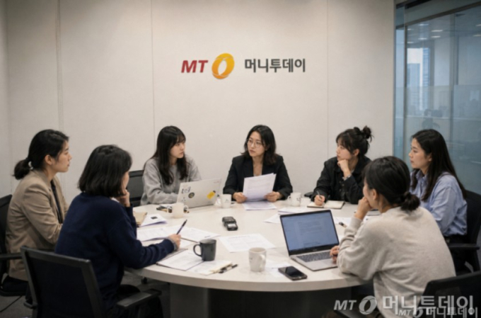 2030 한국 여성 유권자들이 원탁 좌담회에서 정치·사회 현안을 논의하는 모습을 형상화한 이미지. 기사 이해를 돕기 위해 챗GPT로 생성했다.