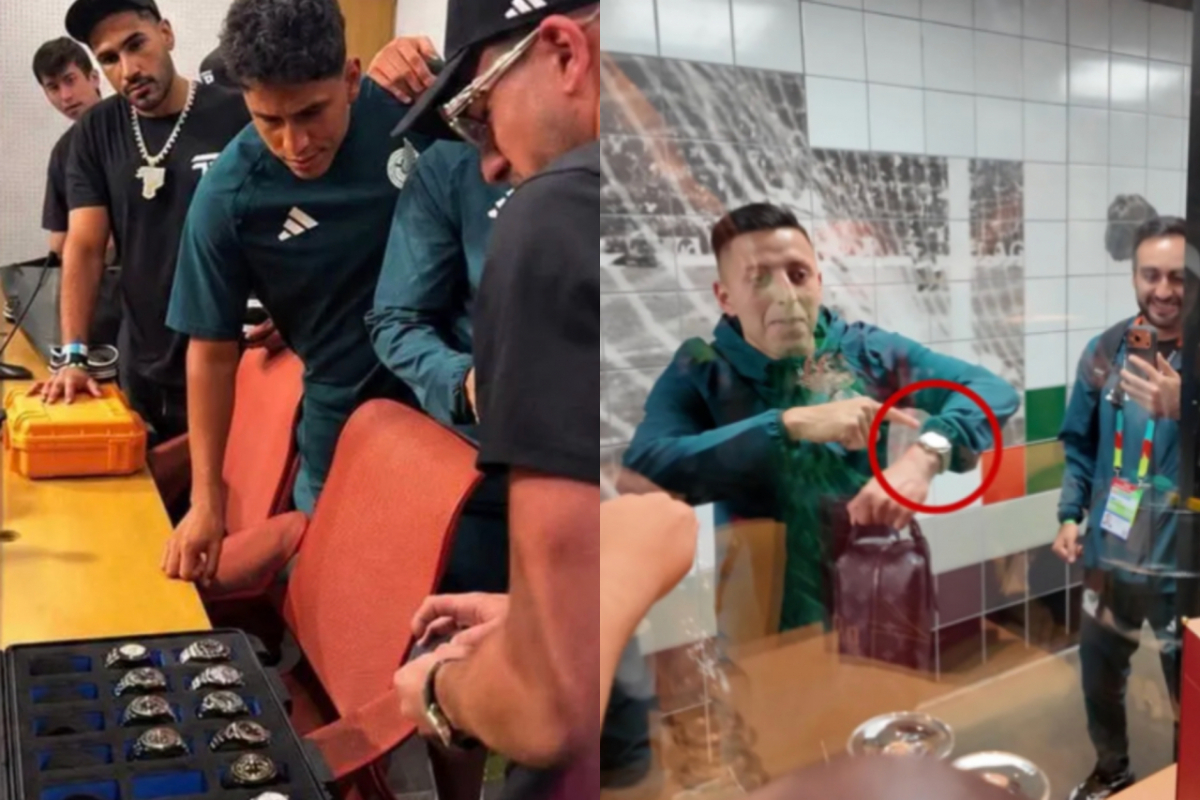 멕시코 축구 대표팀 선수들이 한 인플루언서로부터 고가의 명품 시계를 선물받았으나 도박 관련 규정 위반 가능성을 피하기 위해 결국 반납했다. /사진=더선