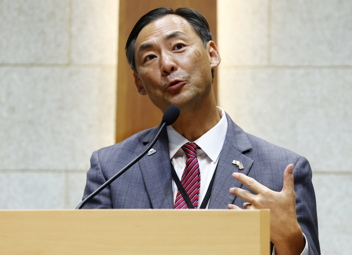 모스탄 미국 리버티대 교수(전 미국 국무부 국제사법 대사)가 지난해 7월17일 오후 서울 은평구 은평제일교회에서 열린 모스탄 전 대사 초청 간증 집회에서 설교하고 있다./사진=뉴스1
