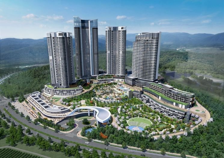 롯데건설이 울산지역에 공급하는 롯데리조트 울산 조감도 / 사진제공=롯데건설