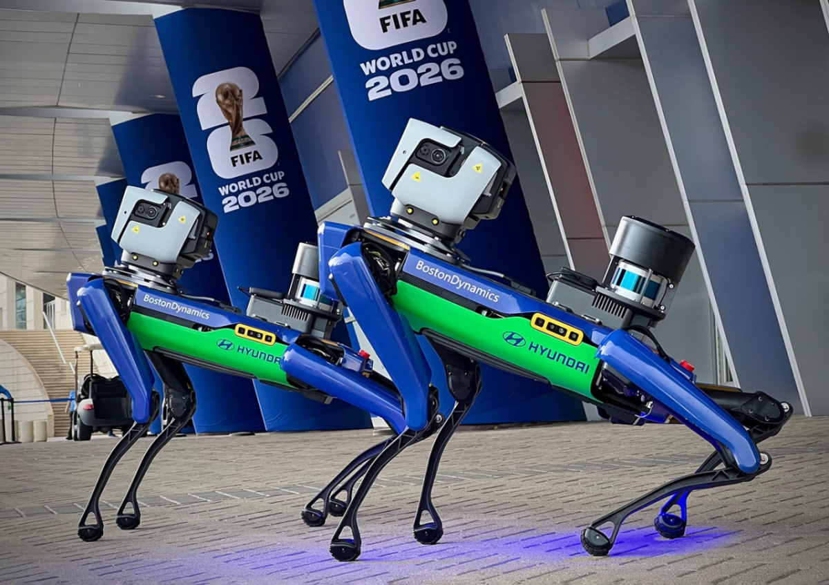 2026 FIFA 월드컵에 보안 업무로 투입된 '스팟'/사진=보스턴다이나믹스 홈페이지