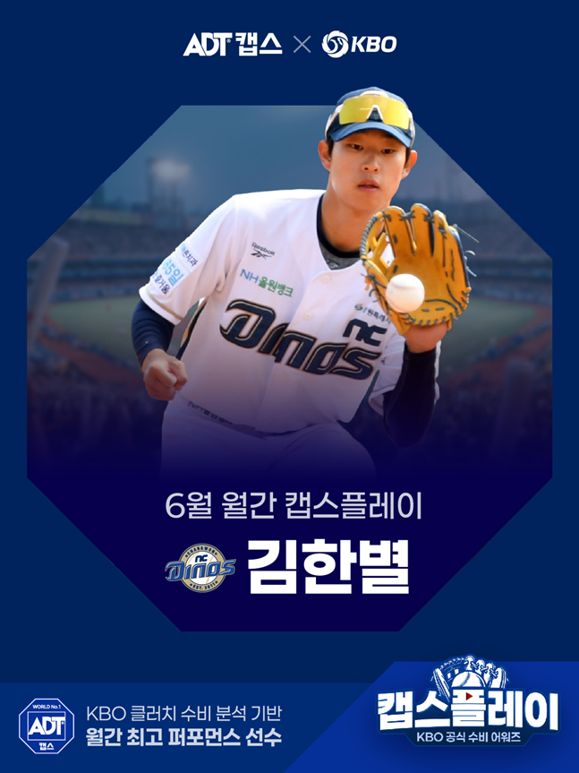 김한별. /사진=KBO