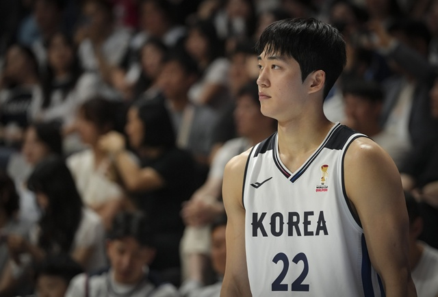 한국 농구대표팀 여준석. /사진=대한민국농구협회 제공