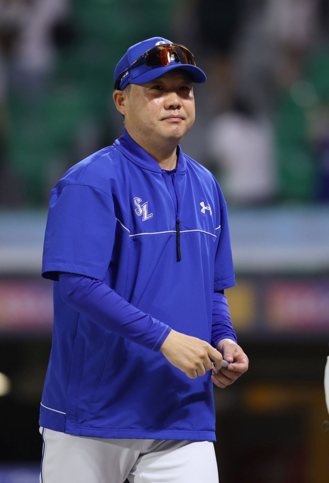 박진만 삼성 감독. /사진=삼성 라이온즈 제공