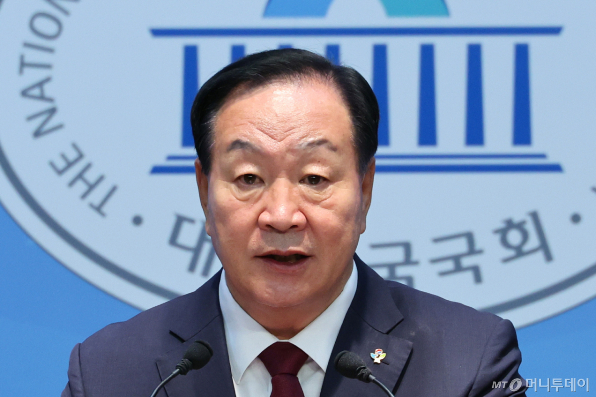 (서울=뉴스1) 신웅수 기자 = 한기호 국민의힘 의원이 6일 서울 여의도 국회 소통관에서 육군사관학교 폐교 반대 기자회견을 하고 있다. 2026.7.6/뉴스1 Copyright © 뉴스1. All rights reserved. 무단 전재 및 재배포, AI학습 이용 금지. /사진=(서울=뉴스1) 신웅수 기자
