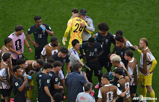 2026 국제축구연맹(FIFA) 북중미월드컵 경기 중 미국 대표팀. /AFPBBNews=뉴스1