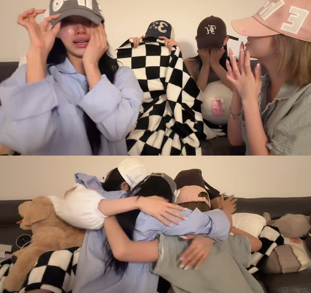 그룹 리센느가 2024년 8월 발매한 미니 1집 타이틀 '러브어택'으로 멜론 TOP100 1위를 차지해 눈물을 흘렸다. /사진=리센느 유튜브 채널