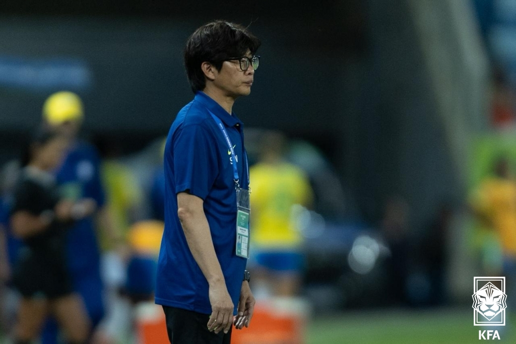 신상우 여자축구대표팀 감독. /사진=대한축구협회 제공